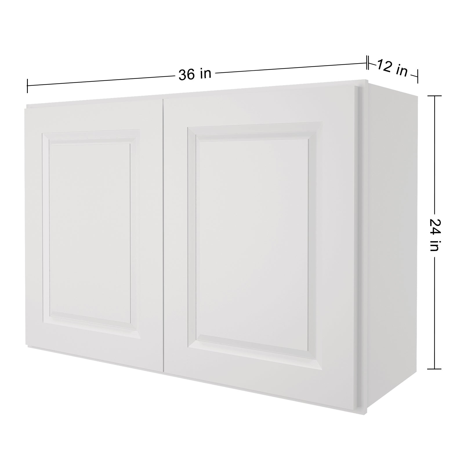 12"D*36"W*24"H Birch Solid Wood Medicine Cabinet Wall Mounted W3624