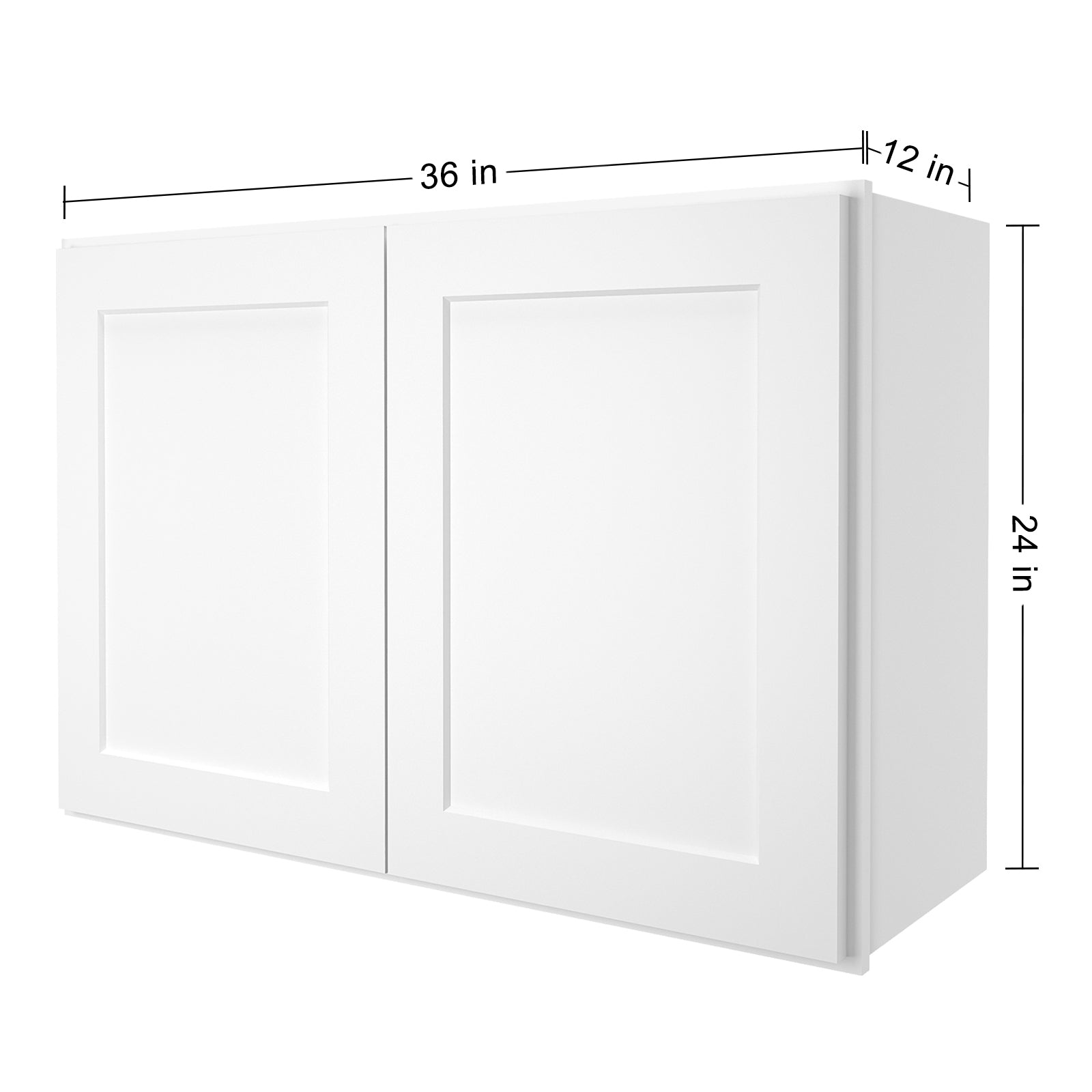 12"D*36"W*24"H Birch Solid Wood Medicine Cabinet Wall Mounted W3624