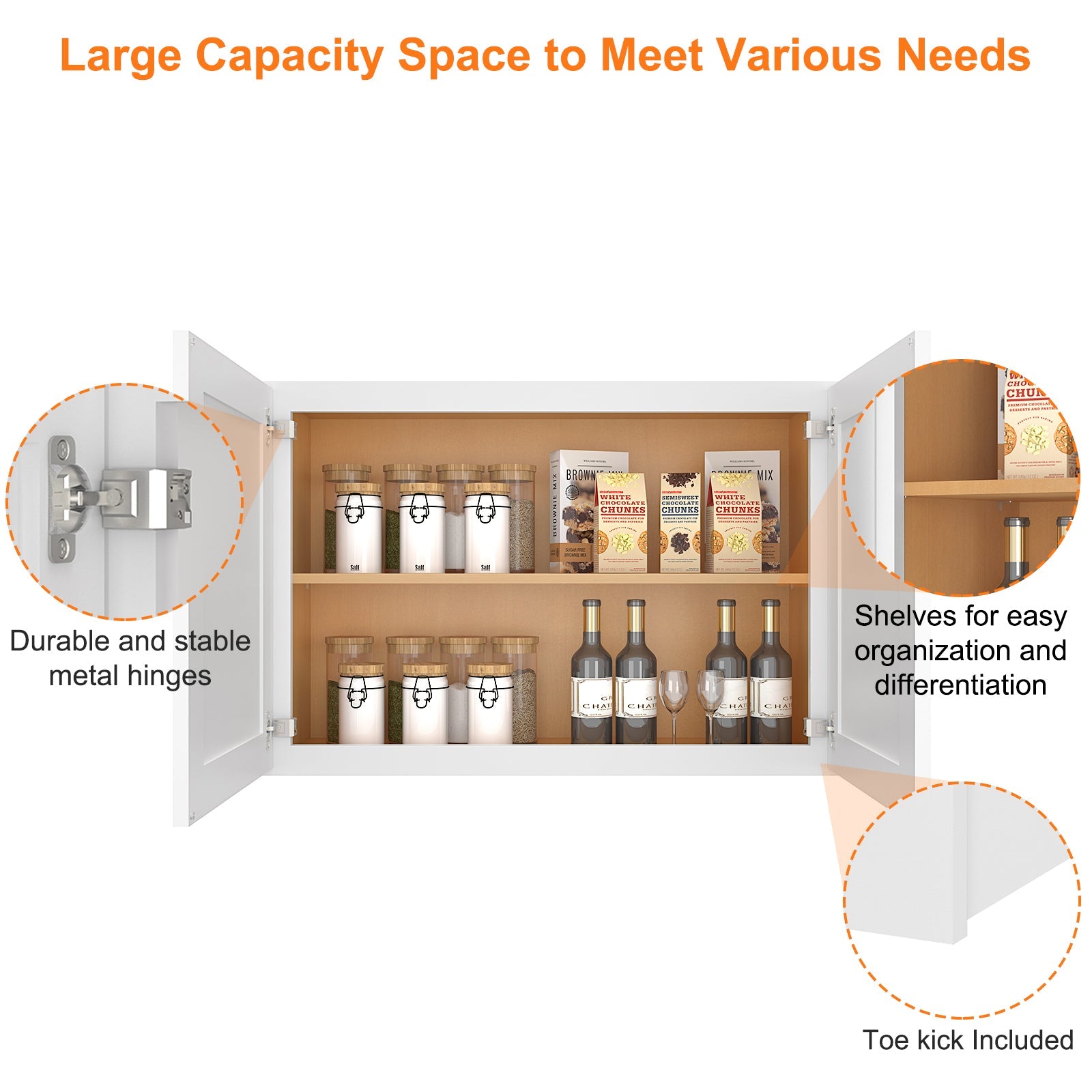 12"D*36"W*24"H Birch Solid Wood Medicine Cabinet Wall Mounted W3624