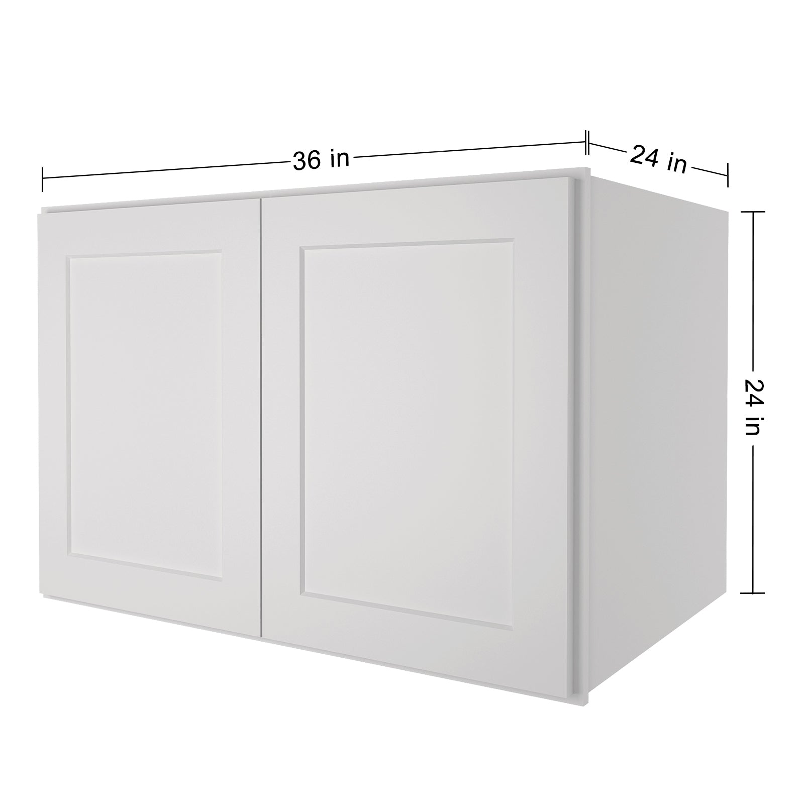 24"D*36"W*24"H Birch Solid Wood Medicine Cabinet Wall Mounted W362424