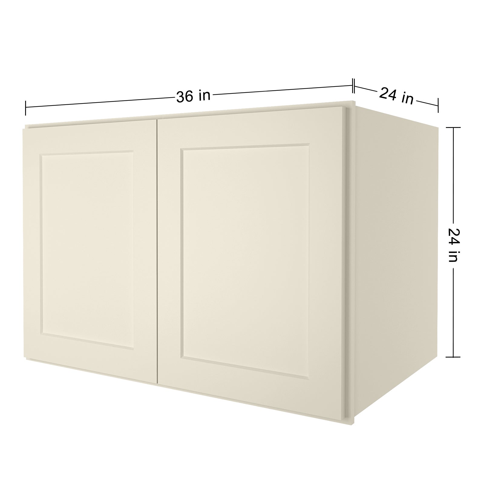 24"D*36"W*24"H Birch Solid Wood Medicine Cabinet Wall Mounted W362424