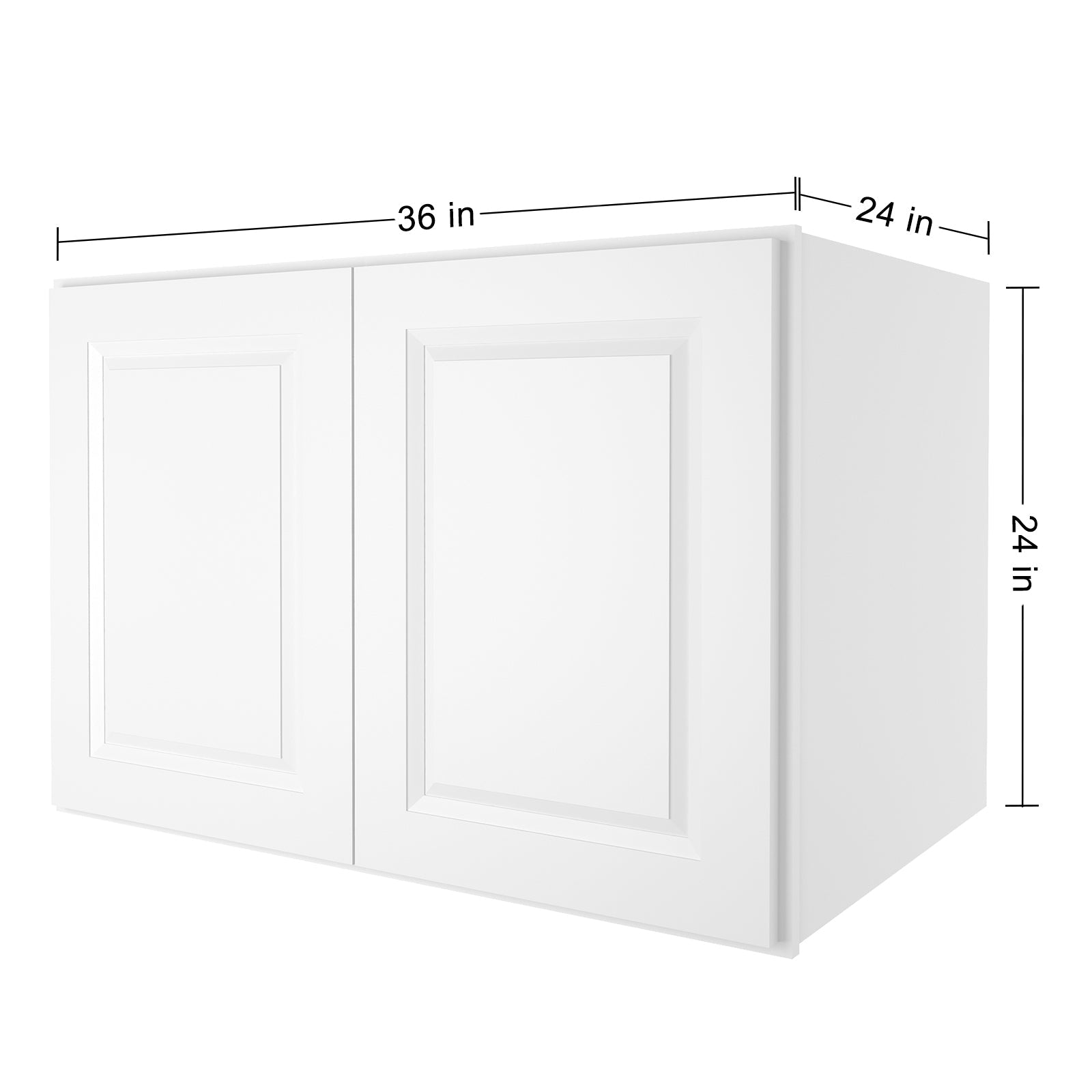 24"D*36"W*24"H Birch Solid Wood Medicine Cabinet Wall Mounted W362424