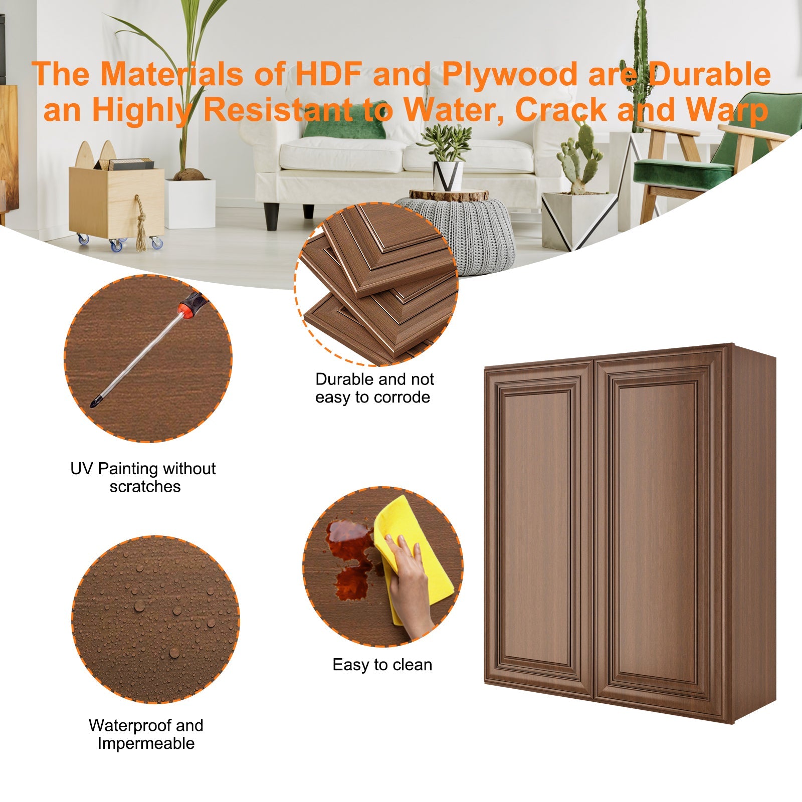 24"D*36"W*36"H Birch Solid Wood Medicine Cabinet Wall Mounted W3636