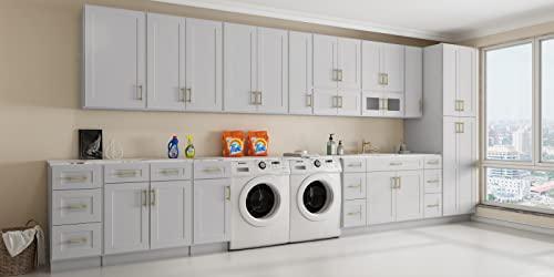 Wall Refrigerator Cabinet Glass Door Cabinet Wooden Storage Cabinets in HDF with Frameless Doors for Kitchens, Bathrooms, Study Rooms, Living Rooms and Other Places, Decorative Furniture Buylikepro