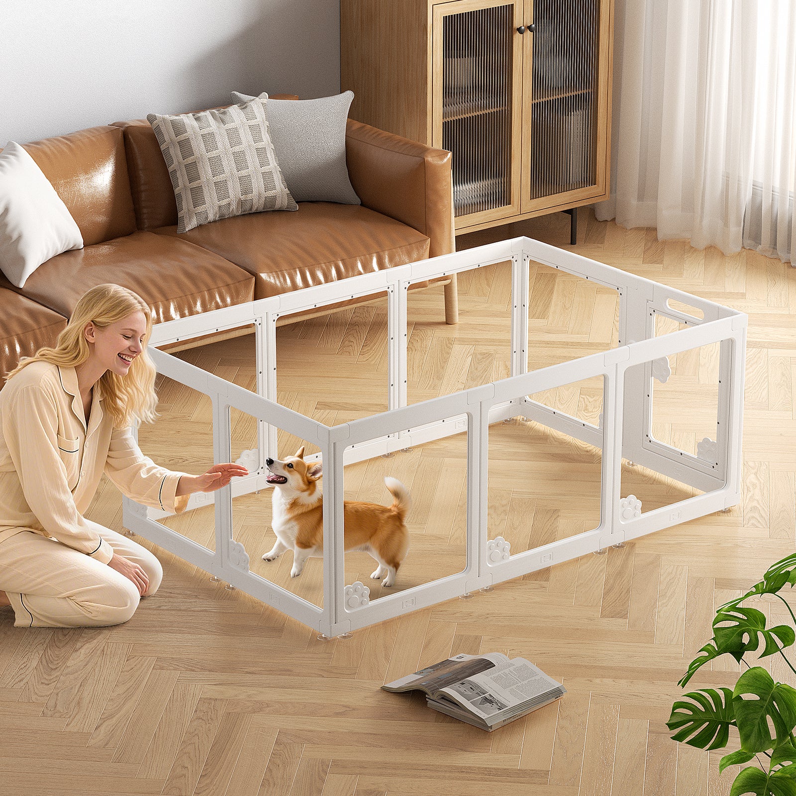 Animigo Clear Acrylic Plastic Cages for pets