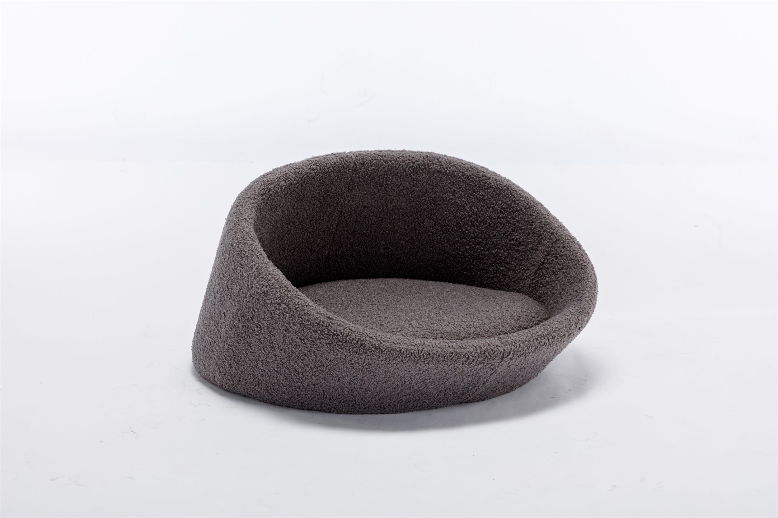 PANGPANG Cat Bed Pet Sofa With Solid Wood frame, Cashmere cover,Mid Size,GREY