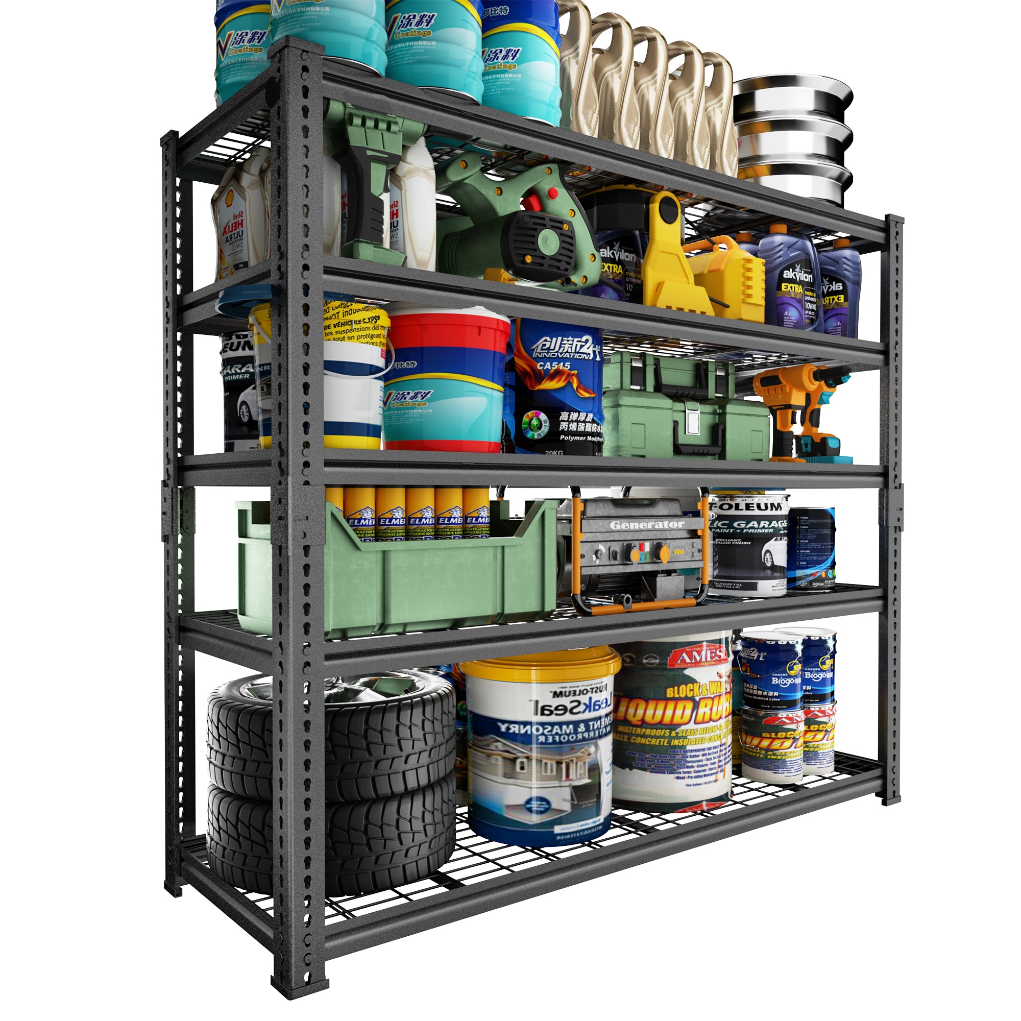 TW Adjustable Heavy Duty Metal Shelving Unit