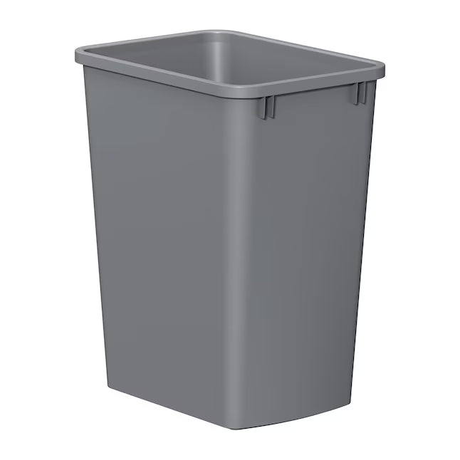 Trash Can Wastebasket Versatile Design for Kitchen Office Bathroom