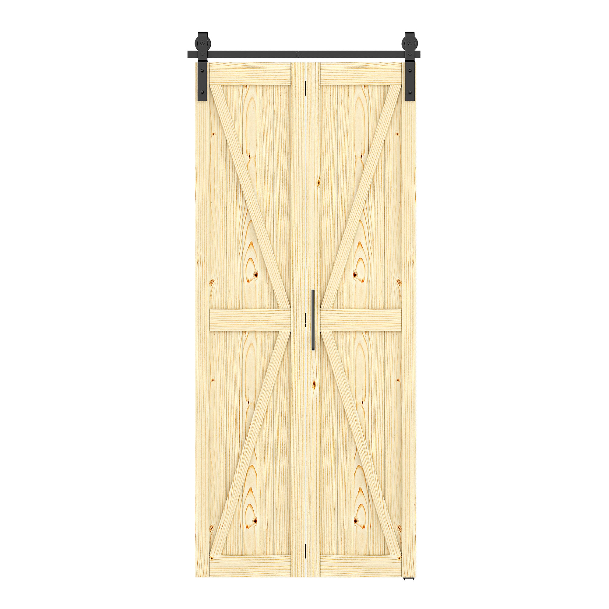 36in x 84in Bifold Barn Door with Hardware Kit