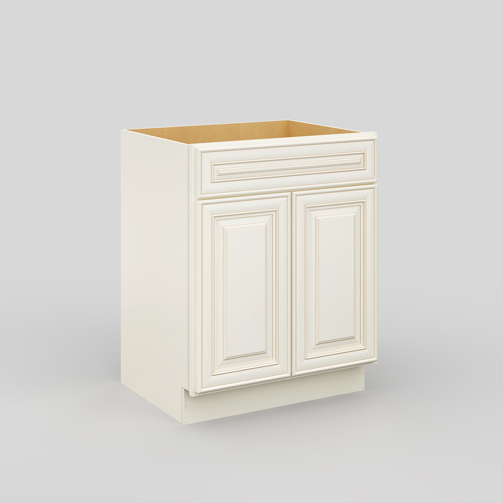 V series double door drawerless bathroom vanity base cabinet, kitchen cabinet