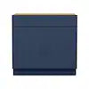Easy-DIY Ready to Assemble Drawer Base Kitchen Cabinet in Shaker Navy with 1-Door