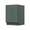 Easy-DIY Ready to Assemble Drawer Base Kitchen Cabinet in Shaker Basil with 1-Doors