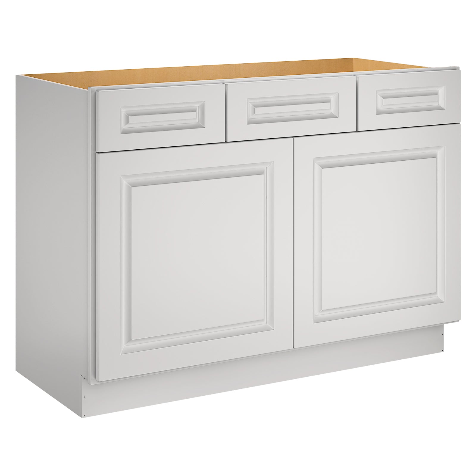 48"W Birch Solid Wood X 21"D X 34-1/2"H Vanity Sink Drawer Cabinet Wthout Top VSD42