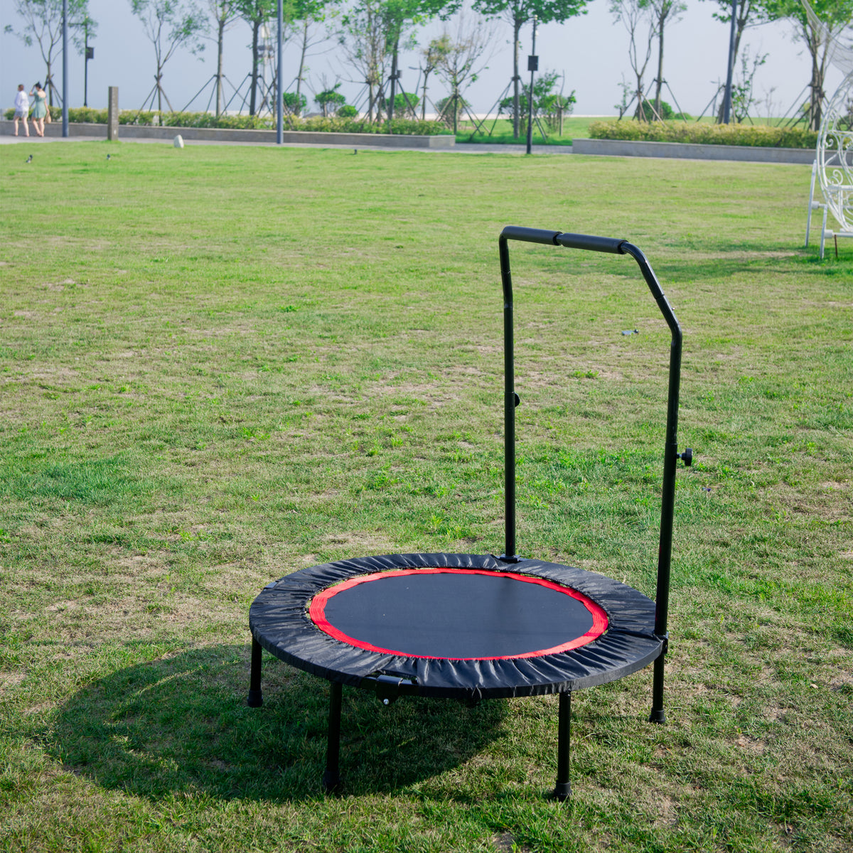 40 Inch Mini Exercise Trampoline Fitness Rebounder Trampoline with Safety Pad Max. Load 300LBS