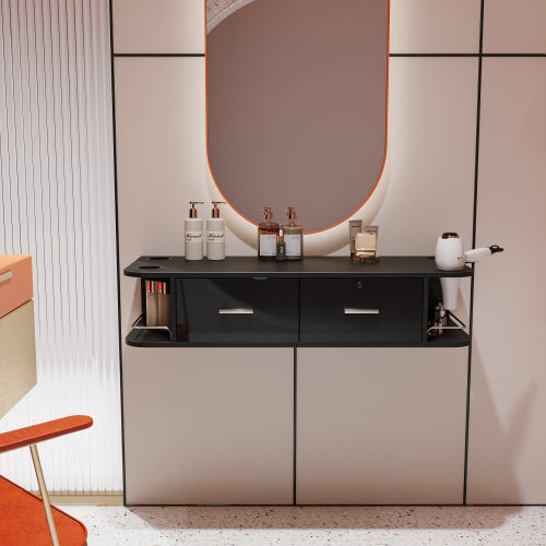 Beauty Locking Wall Mount Styling Station