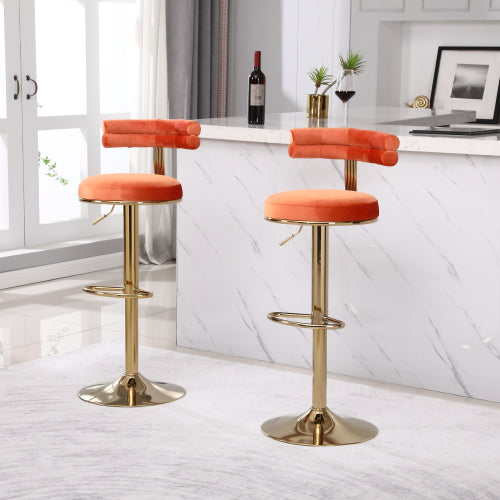 Bar Stools with Back and Footrest Counter Height Chairs