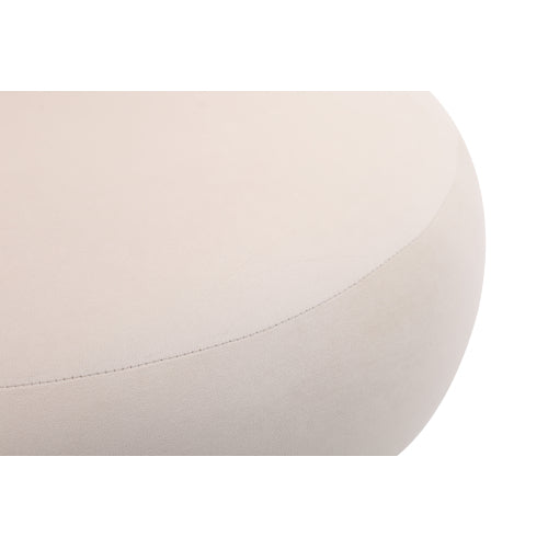 Swivel Barrel Sofa Chair with Open Back & Metal Base