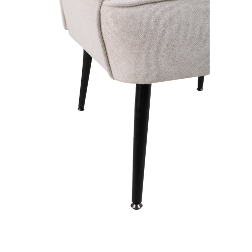 Modern Mid Century Chair Velvet Sherpa Armchair