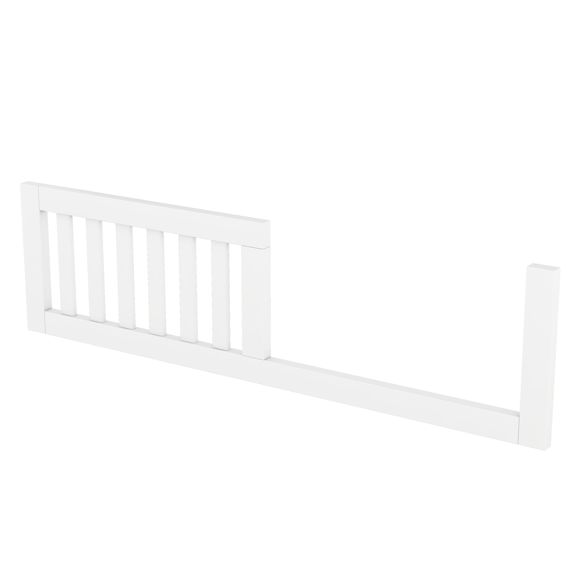 Convertible Crib with Changing Table, White