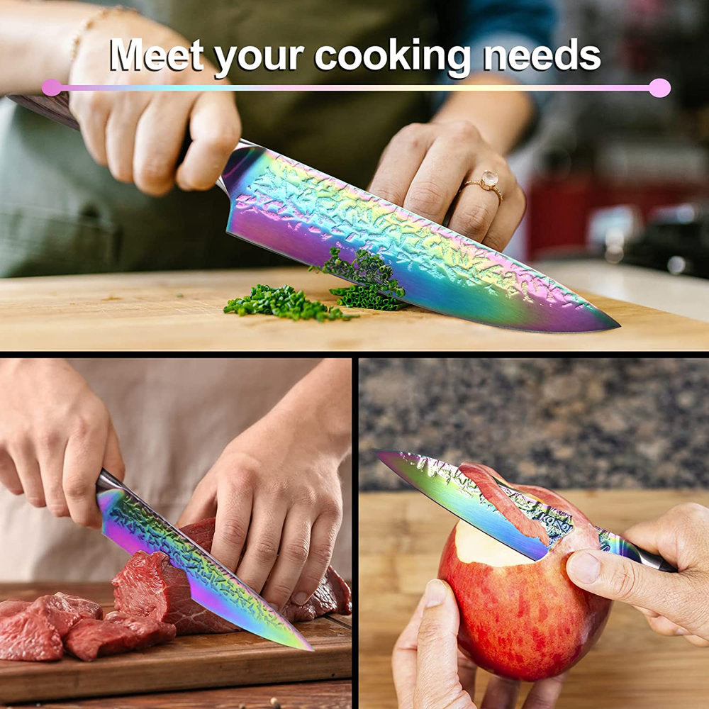 2 Piece High Carbon Stainless Steel Knife Block Set