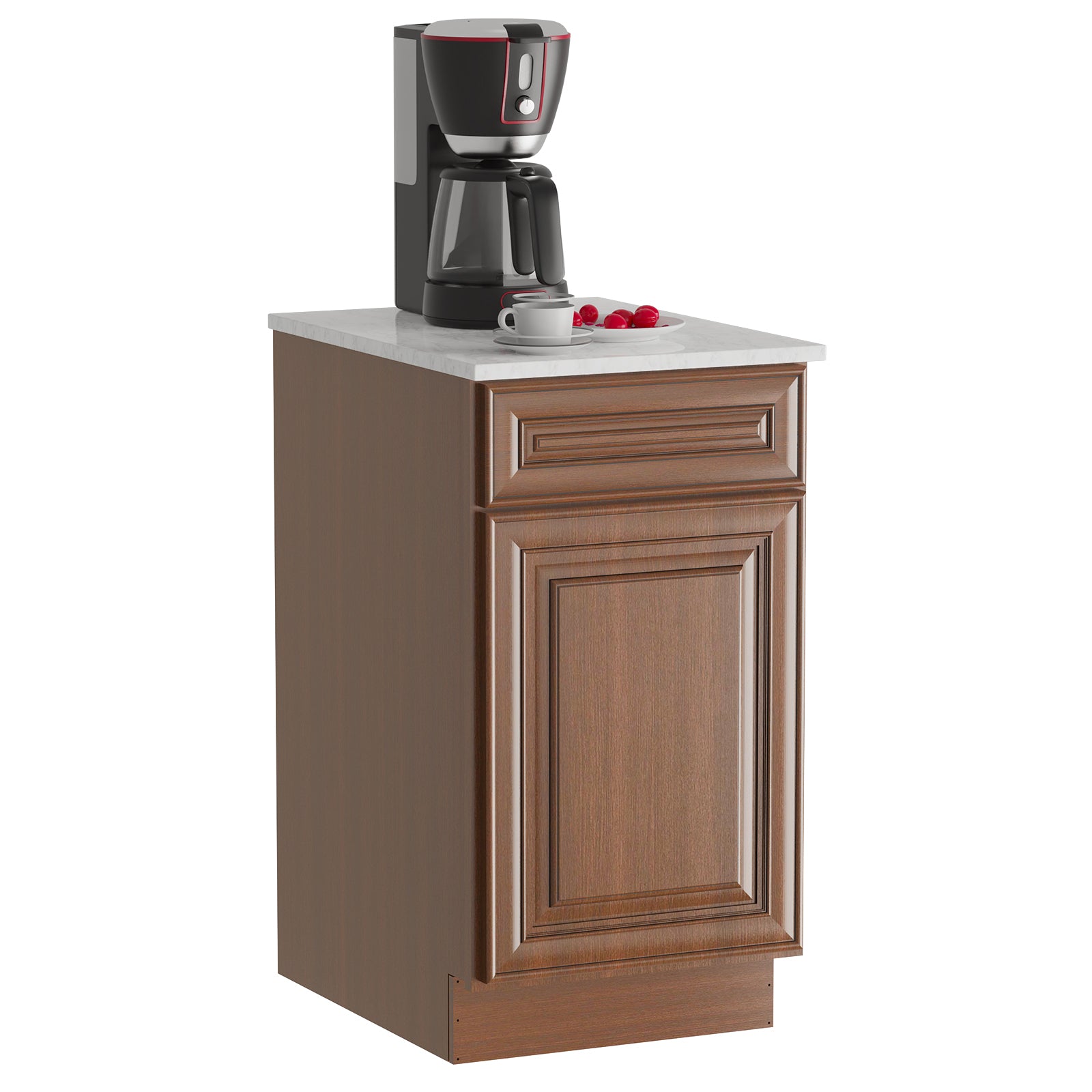 24"D Birch Solid Wood X 18"W X 34-1/2"H Base Kitchen Cabinet B18