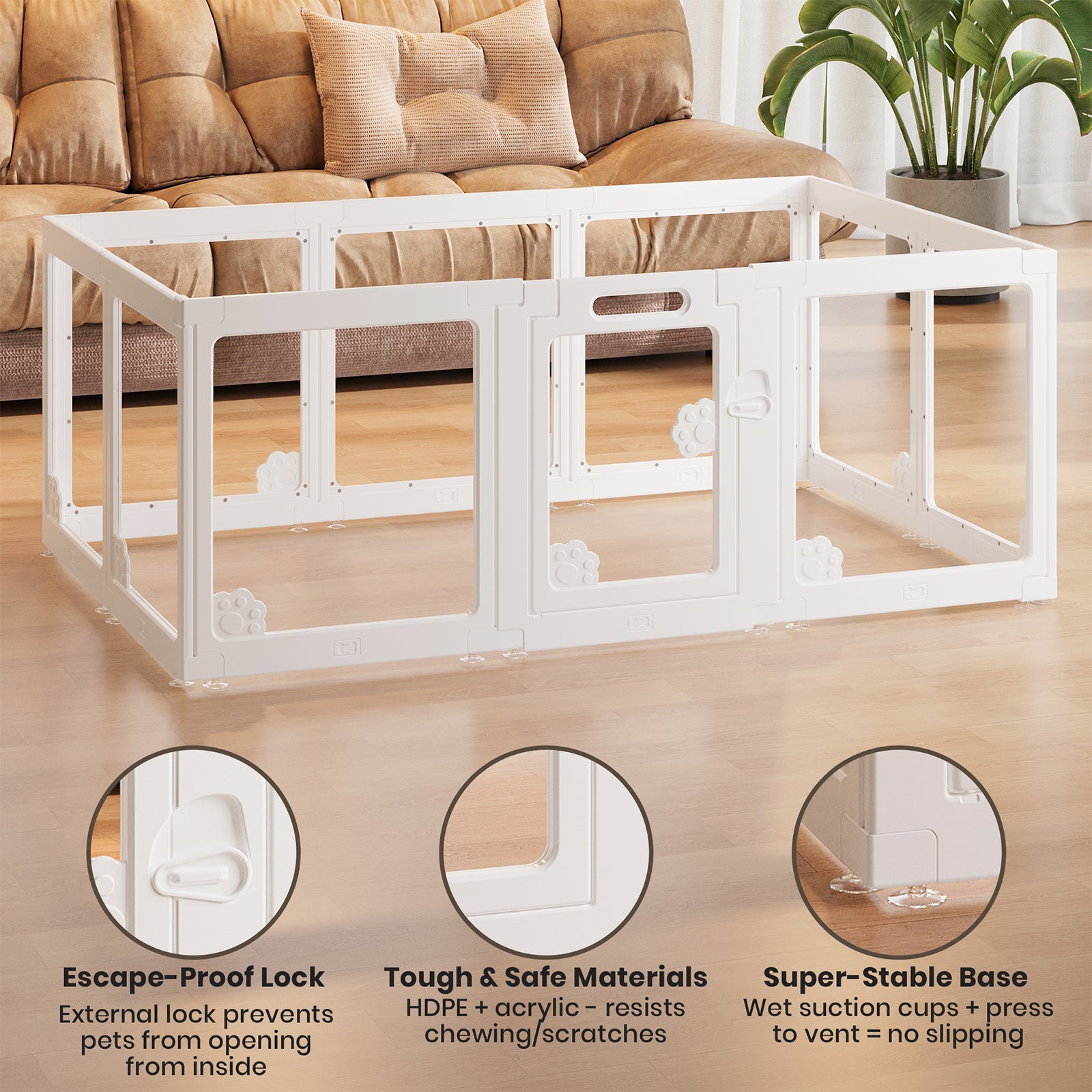 Animigo Clear Acrylic Plastic Cages for pets