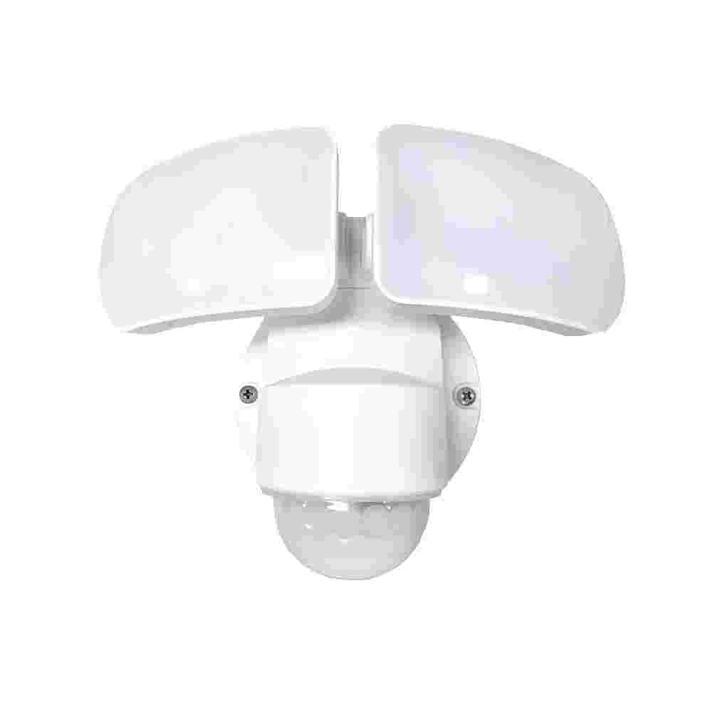 200-Watt 16.25 in. Equivalent with a Convenient Switch White Motion Sensing LED Flood Light, 3 Bulbs Included(3-Pack)