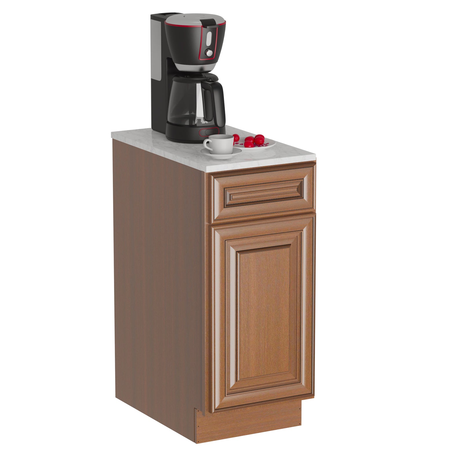 24"D Birch Solid Wood X 15"W X 34-1/2"H Base Kitchen Cabinet B15