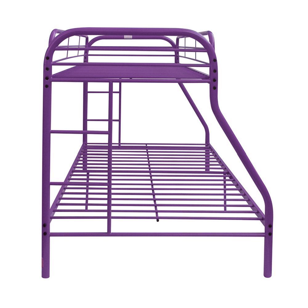 Tritan Bunk Bed (Twin/Full) in Purple 02053PU