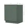 Easy-DIY Ready to Assemble Drawer Base Kitchen Cabinet in Shaker Basil with 1-Doors