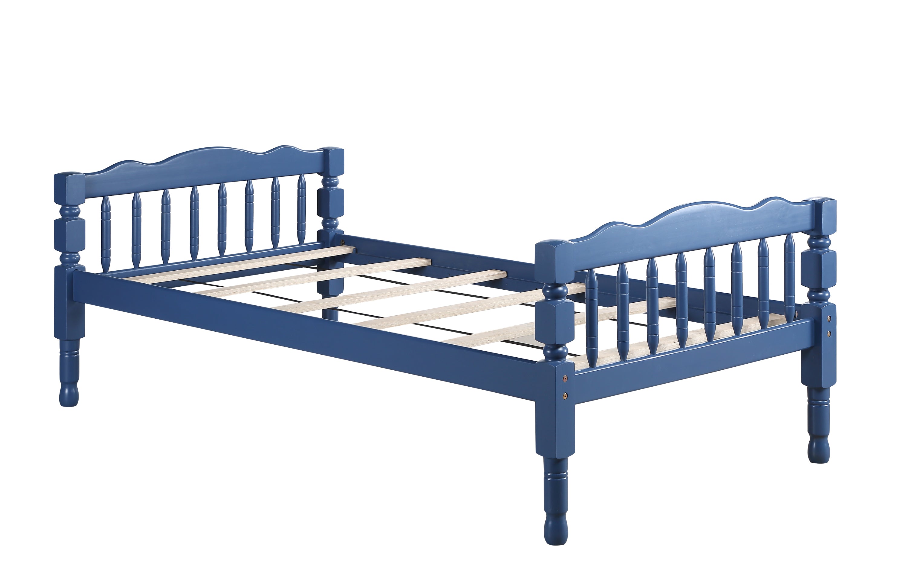 Homestead Twin/Twin Bunk Bed in Dark Blue Finish BD00865