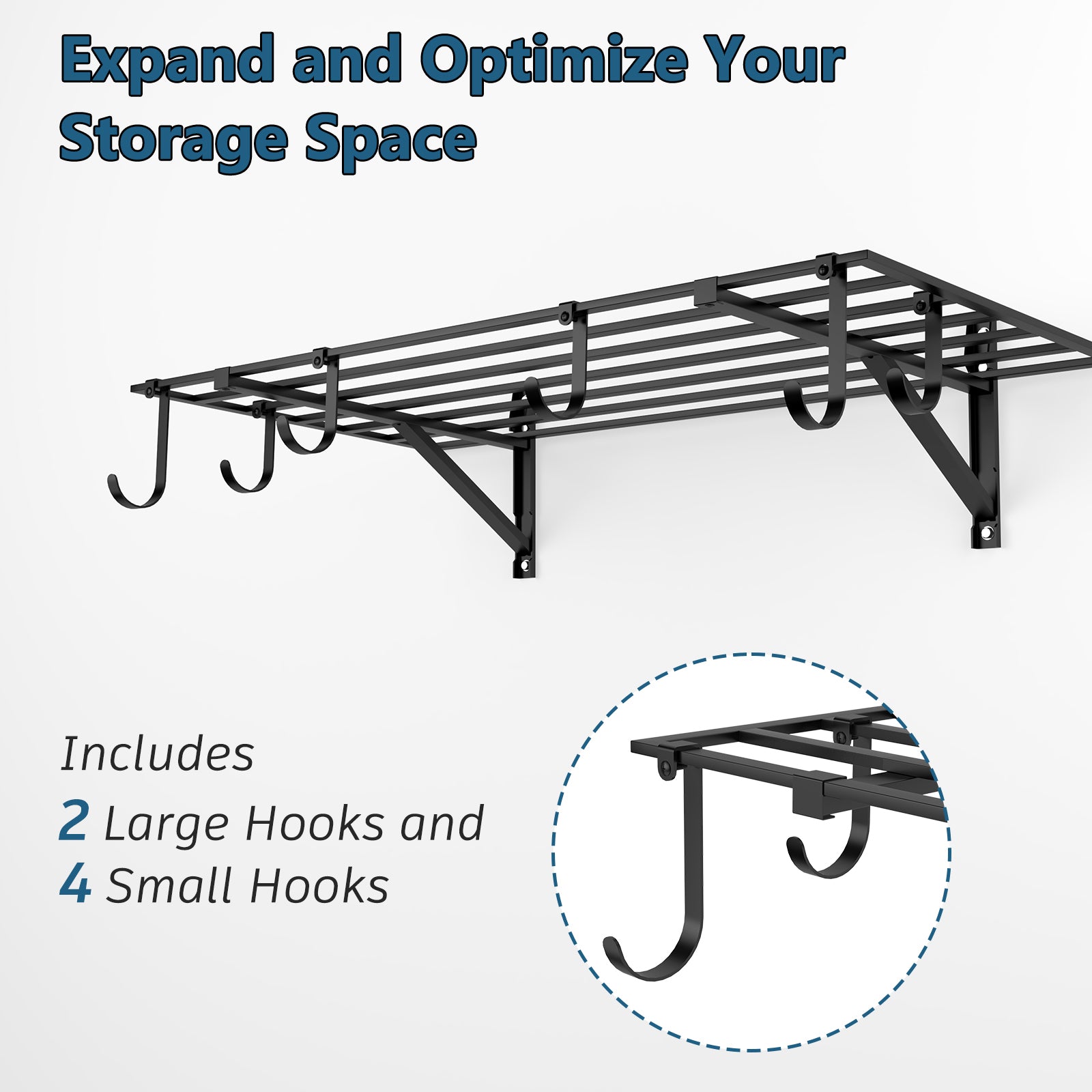 Heavy Duty Garage Wall Shelving