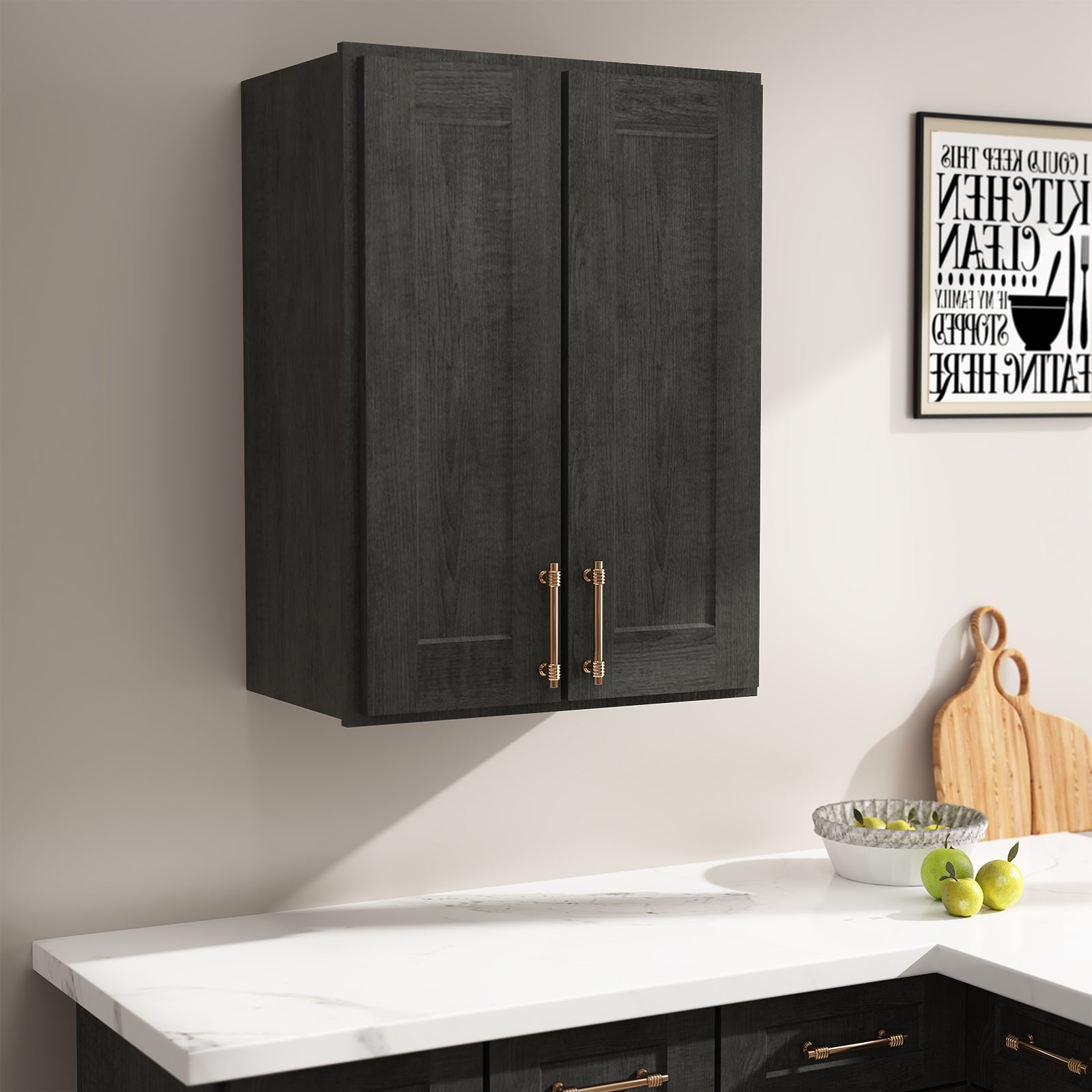 W Series Wall Cabinet with 2 Doors and shelves-5