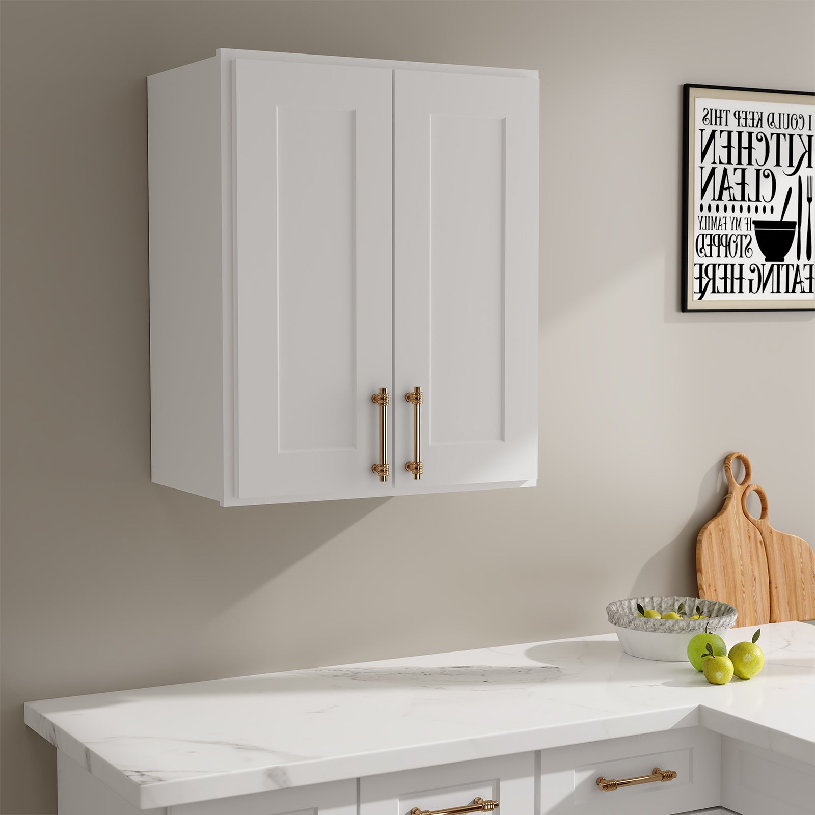 W Series Wall Cabinet with 2 Doors and shelves-4