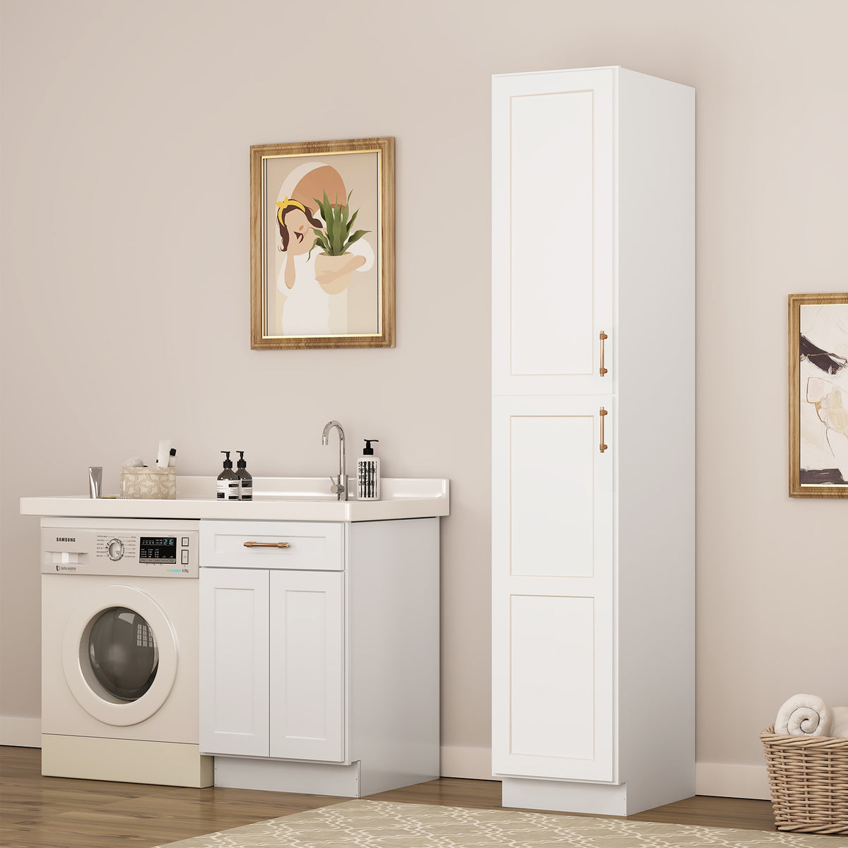 U Series Plywood Ready to Assemble Floor Wall Pantry Kitchen Cabinet