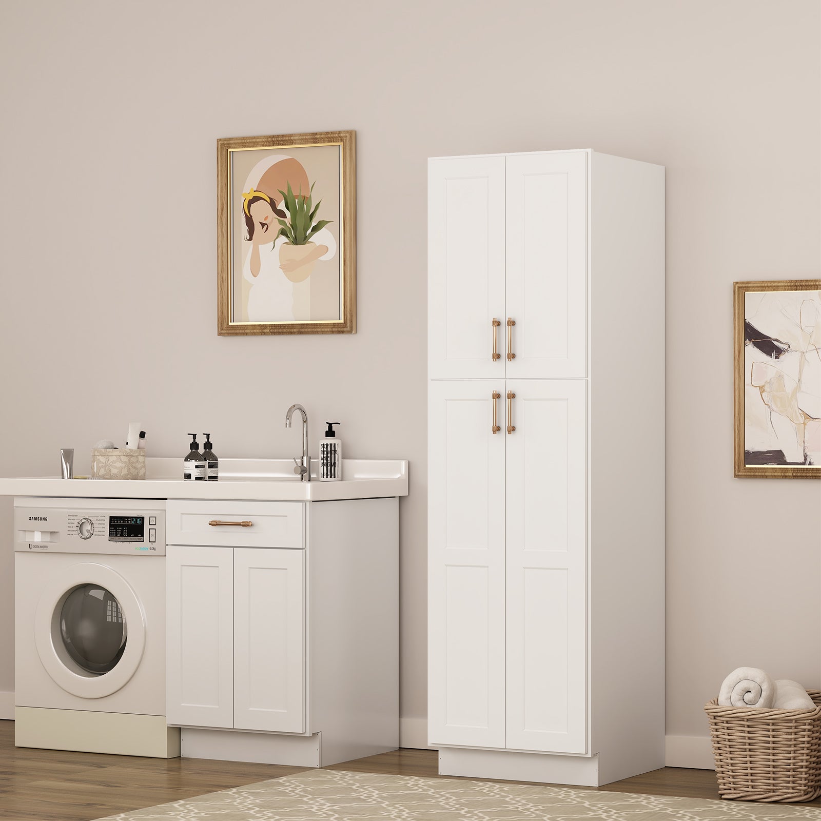 U Series Plywood Ready to Assemble Floor Wall Pantry Kitchen Cabinet