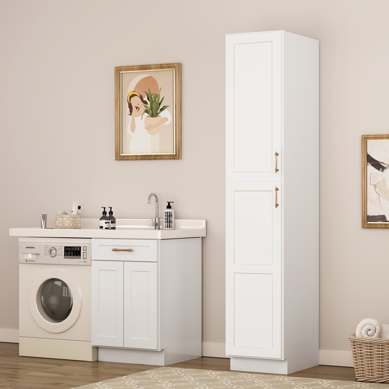 U Series Plywood Ready to Assemble Floor Wall Pantry Kitchen Cabinet
