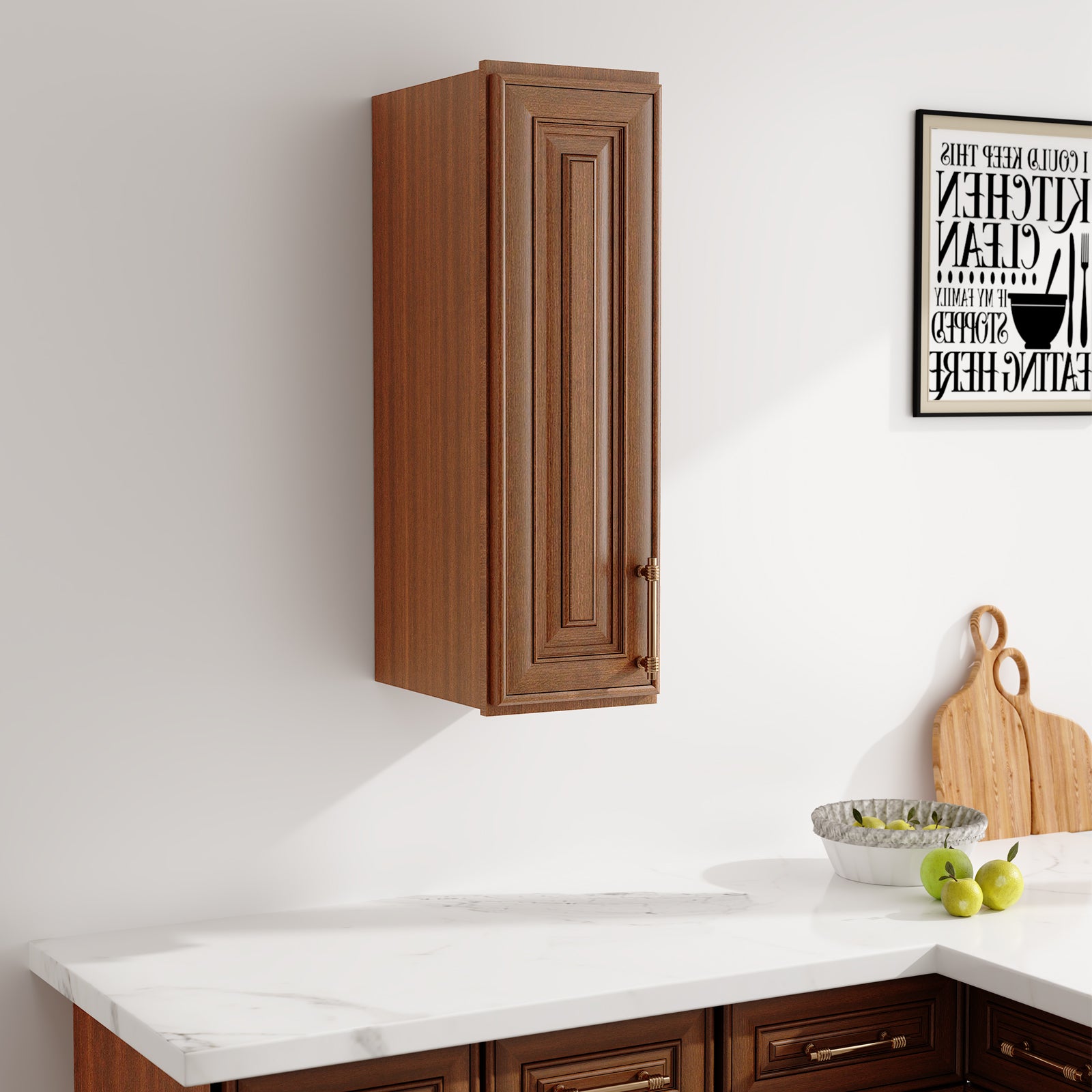 W Series Wall Cabinet with 1 Door and shelves-5