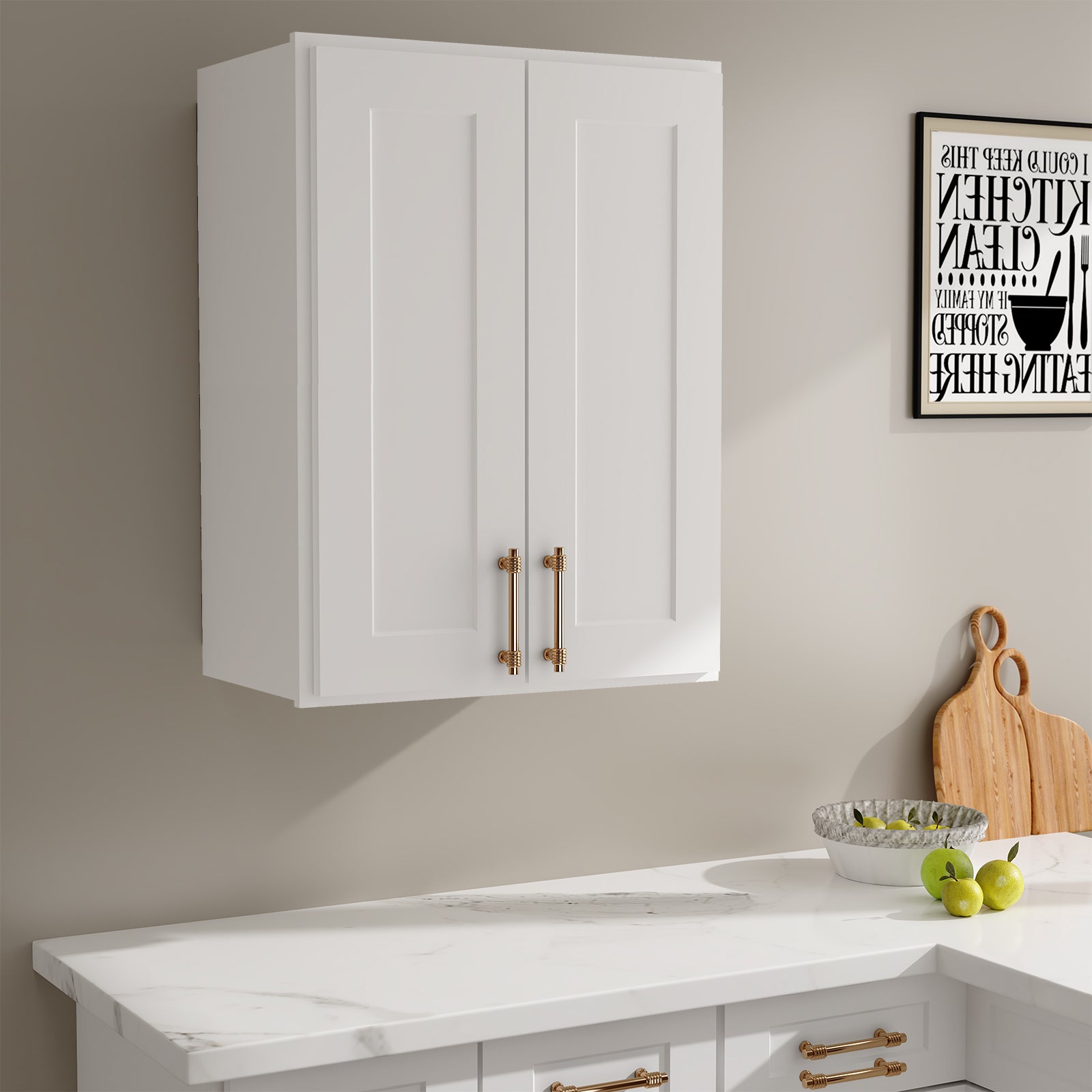 W Series Wall Cabinet with 2 Doors and shelves-4