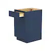 Easy-DIY Ready to Assemble Drawer Base Kitchen Cabinet in Shaker Navy with 1-Door