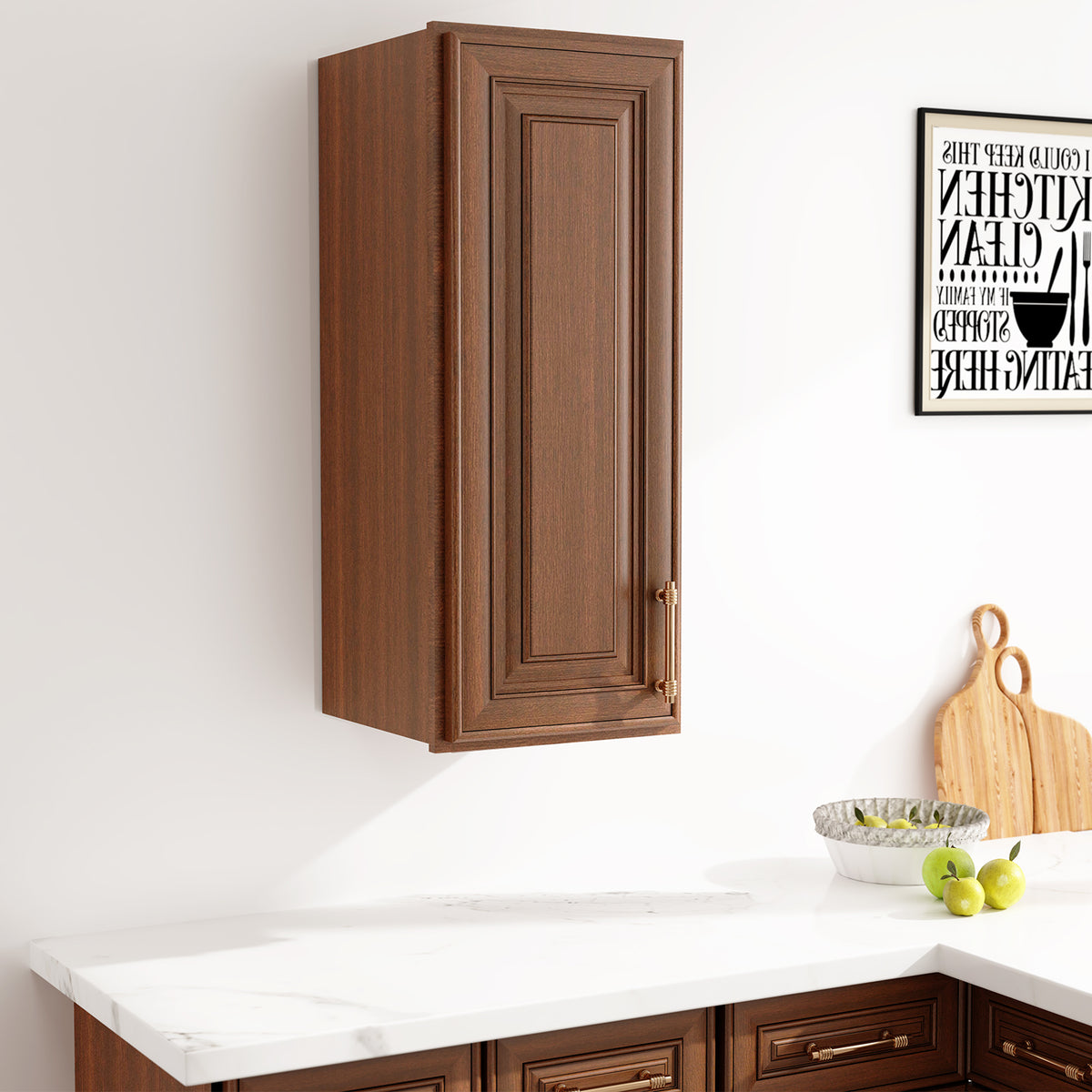 W Series Wall Cabinet with 1 Door and shelves-5