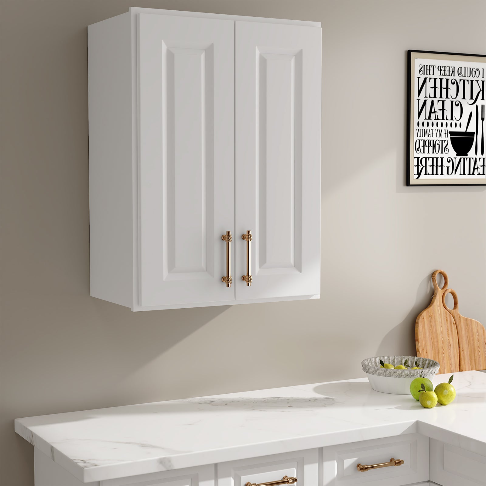 W Series Wall Cabinet with 2 Doors and shelves-5