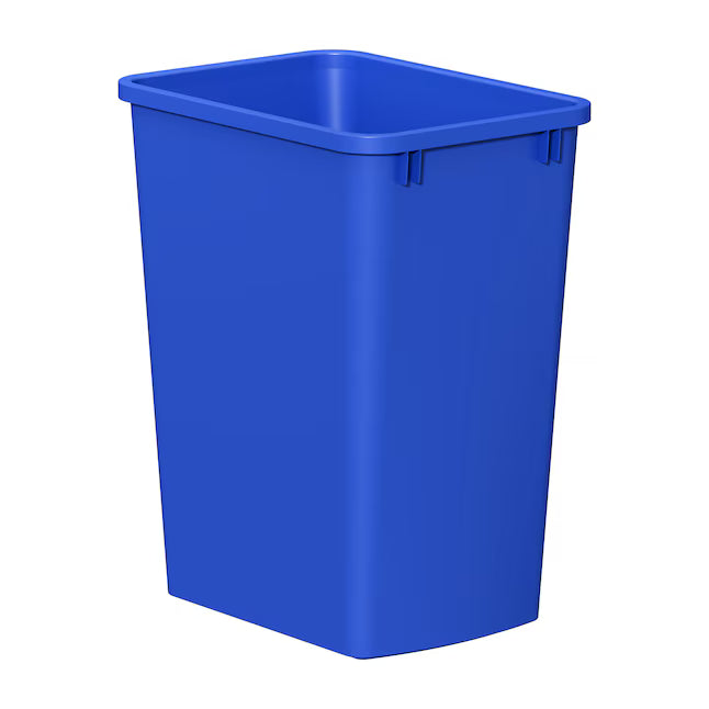 Trash Can Wastebasket Versatile Design for Kitchen Office Bathroom