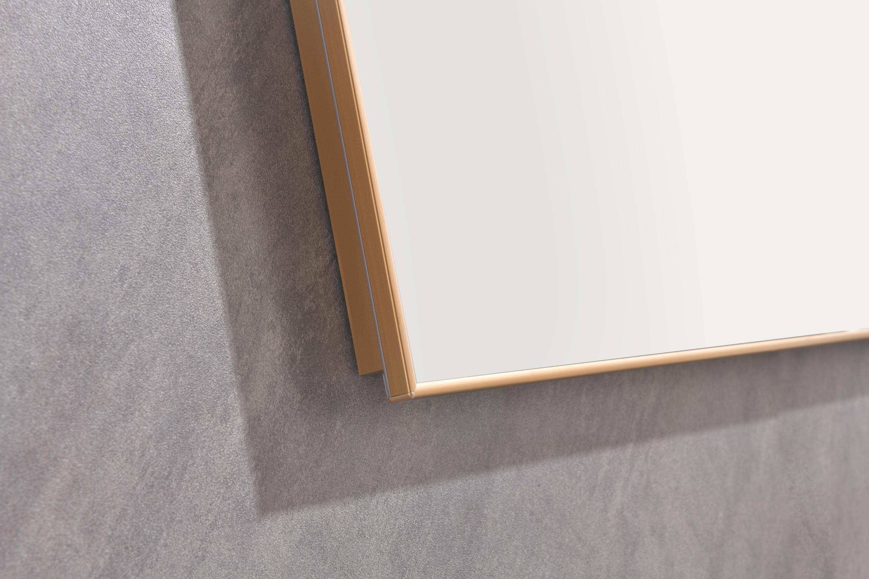 Super Bright Led Bathroom Mirror with Lights, Metal Frame Mirror Wall Mounted Lighted Vanity Mirrors for Wall, Anti Fog Dimmable Led Mirror for Makeup, Horizontal/Verti