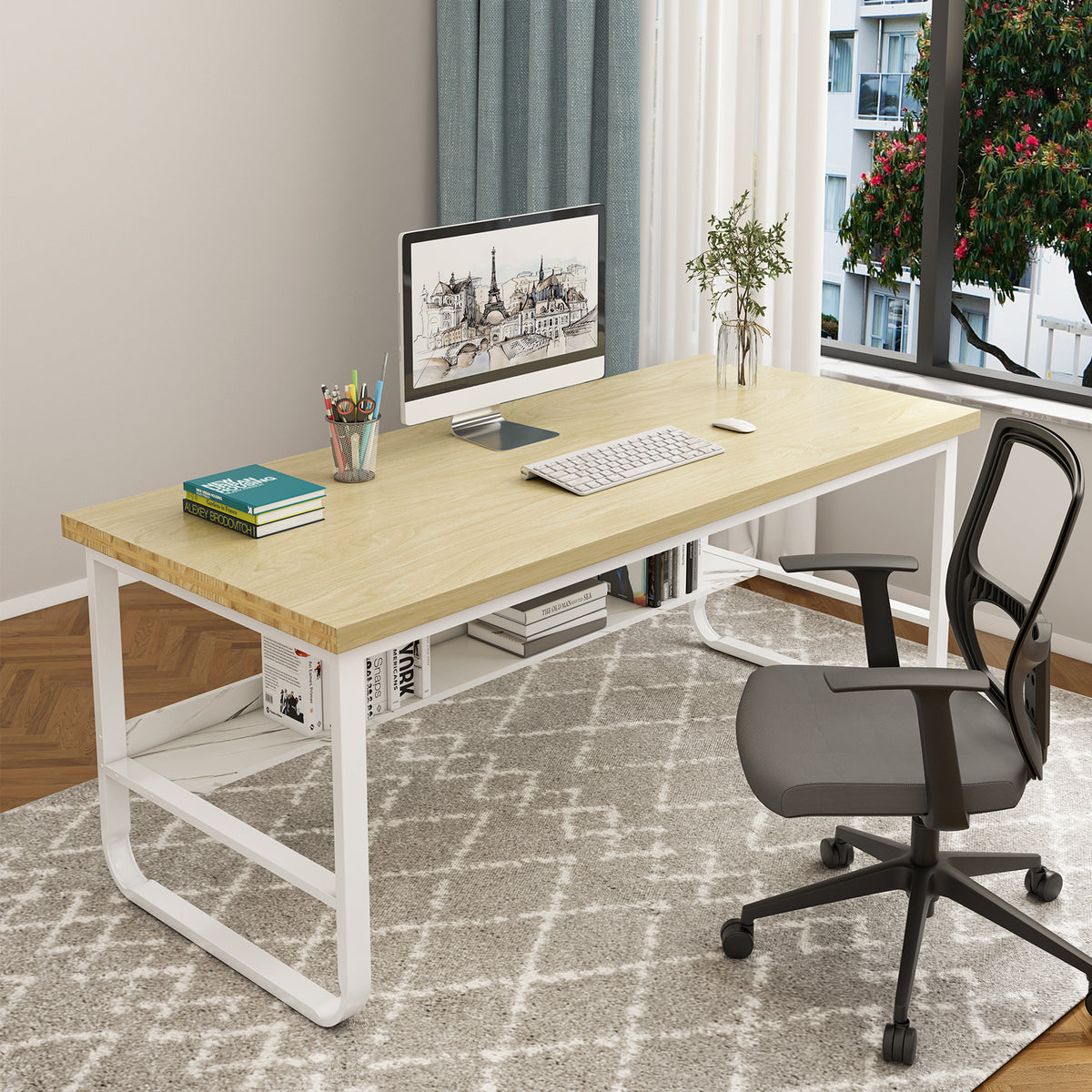 Solid Wood Rectangular Table Top