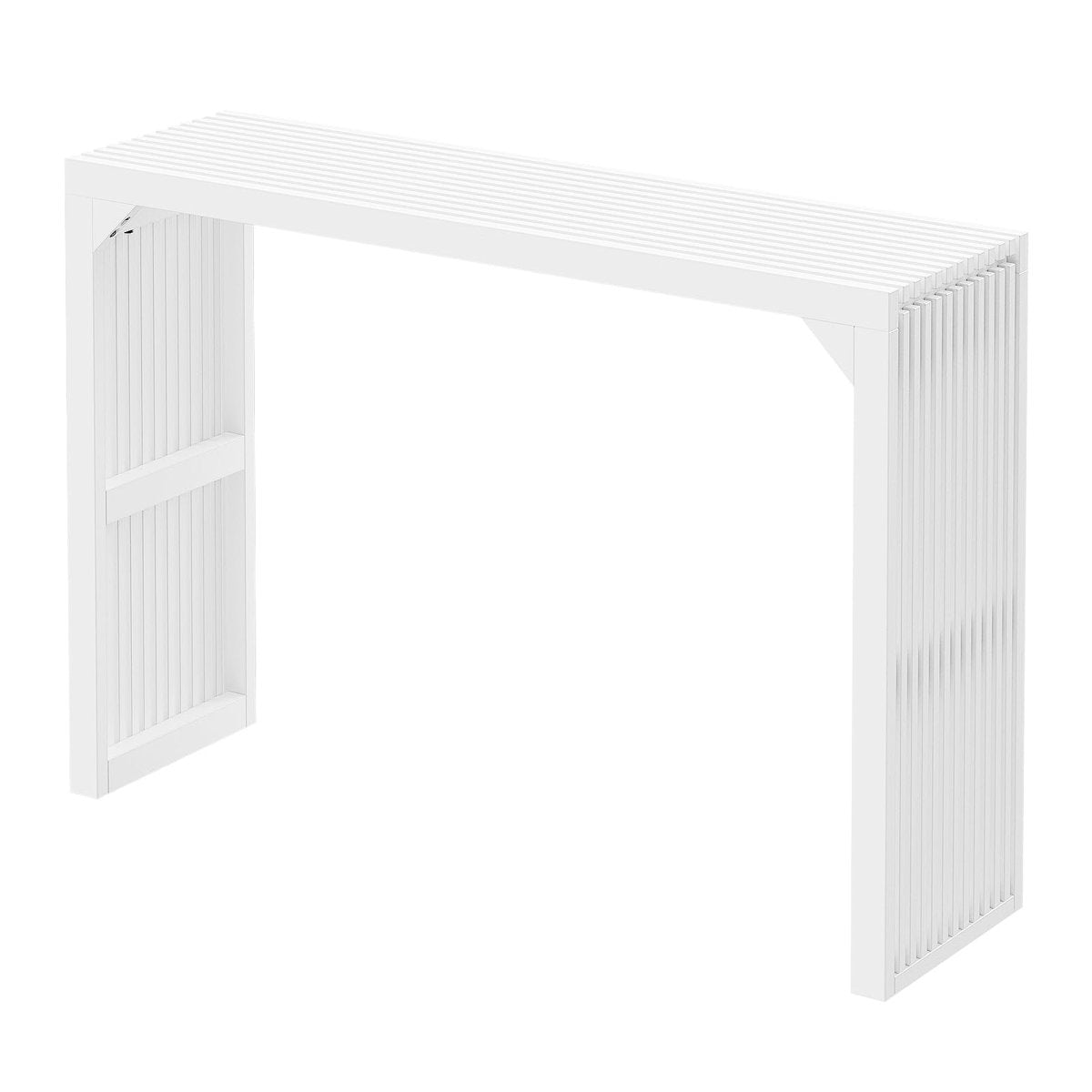 Rectangle Solid Wood Farmhouse Console Table