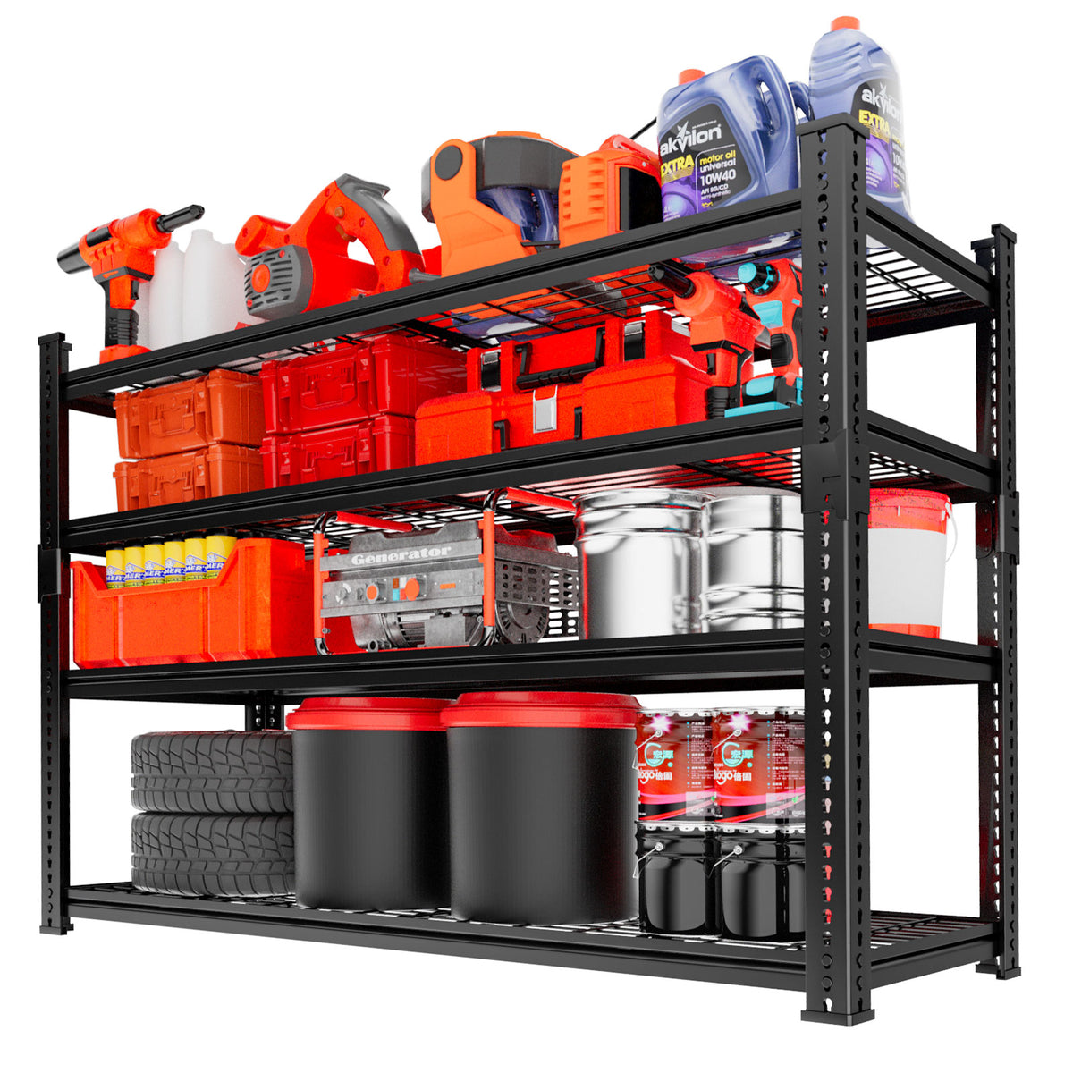 TW Adjustable Heavy Duty Metal Shelving Unit