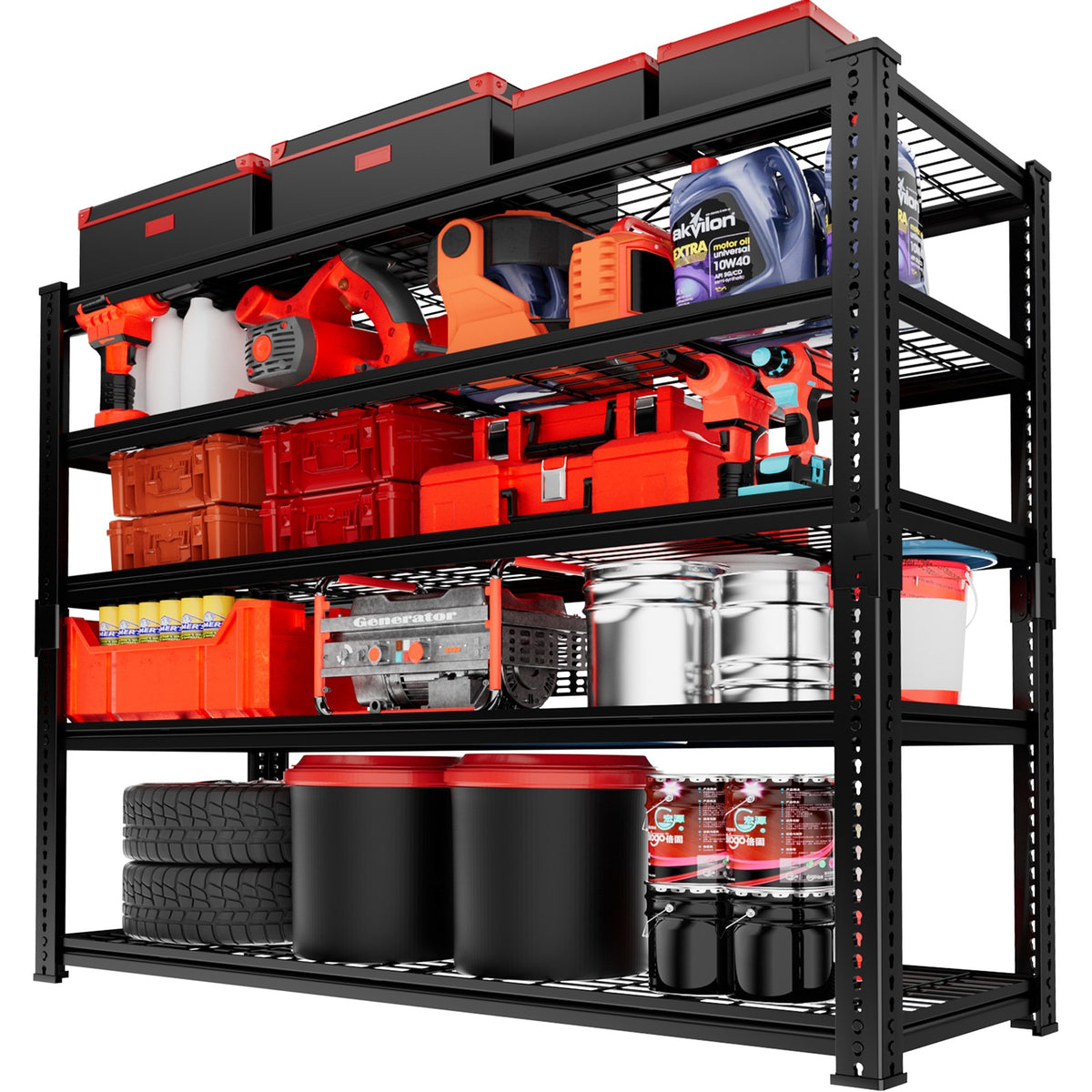 TW Adjustable Heavy Duty Metal Shelving Unit