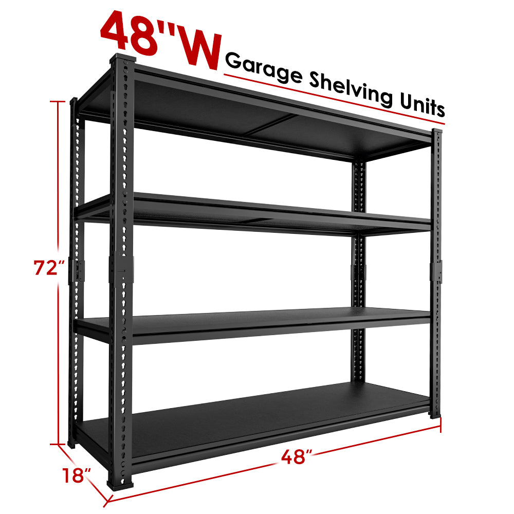 Adjustable Heavy Duty Metal Shelving Unit For Garage,Pantry,Storage,Toolsheds, Warehouses
