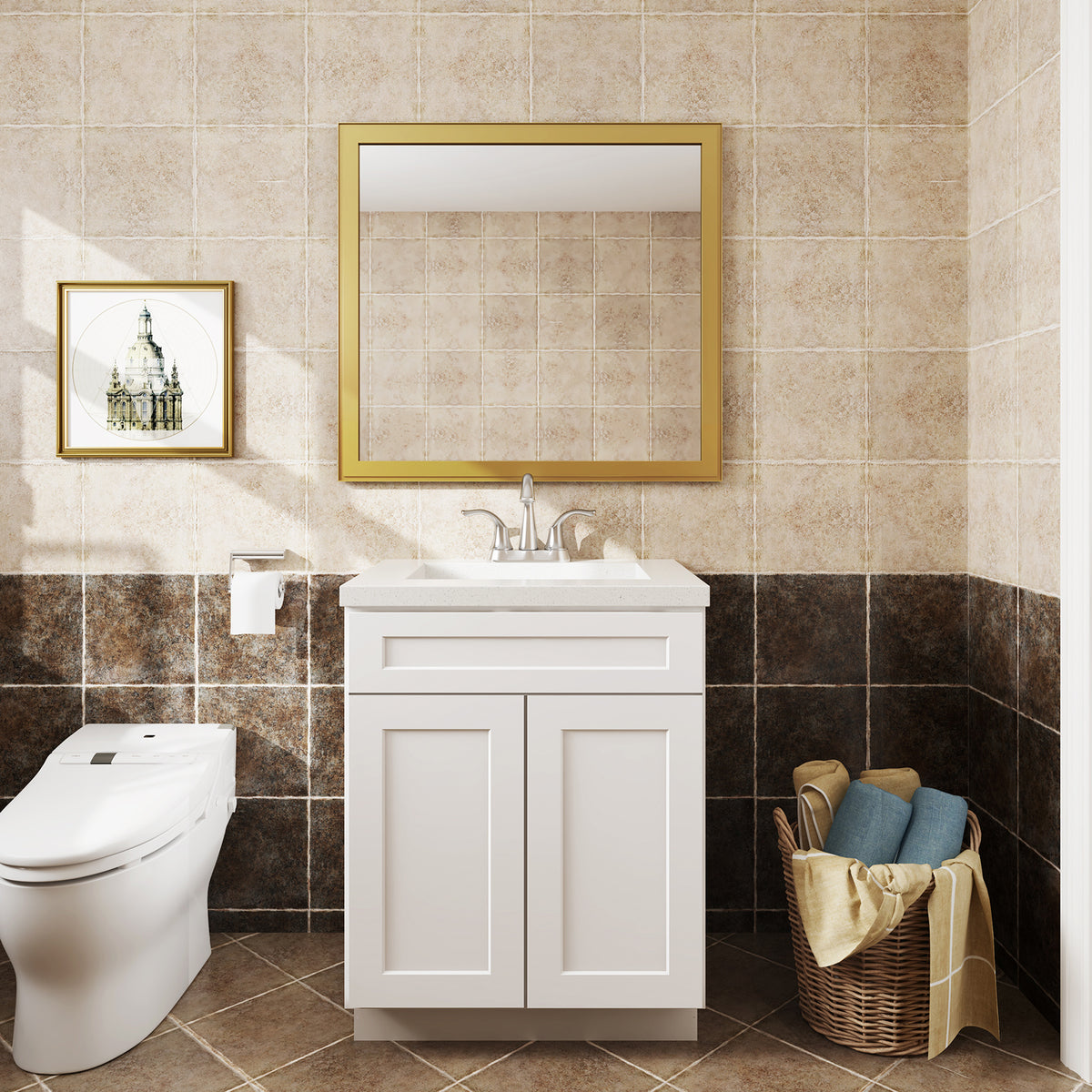 V series double door drawerless bathroom vanity base cabinet, kitchen cabinet